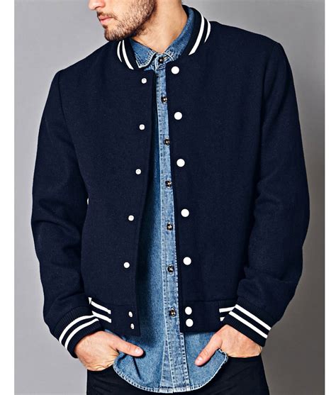 navy blue jacket without hoodie.